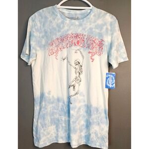 Lucky Brand Grateful Dead Skeleton‎ tie dye Small NWT